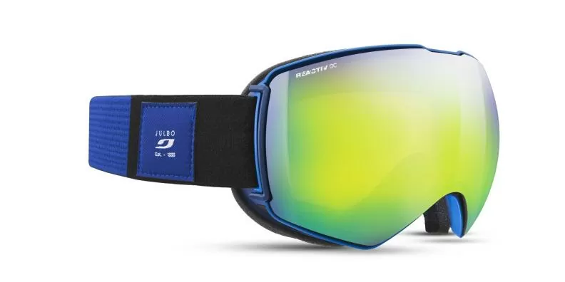 Julbo Ski Goggles Lightyear - blau-blau, reactiv 2-3 glarecontrol, flash green