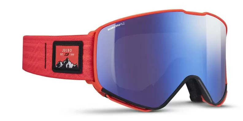 Julbo Ski Goggles Quickshift - rot, reactiv 2-4 polarized, flash blue