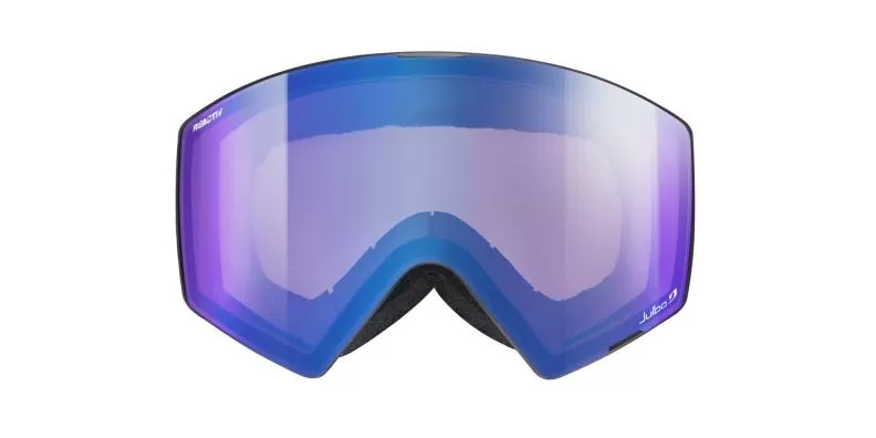 Julbo Ski Goggles Razor Edge - gray-black, reactiv 1-3 high contrast, flash blue