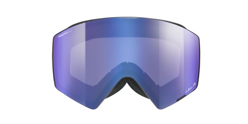 Preview: Julbo Skibrille Razor Edge - schwarz-grau, reactiv 2-4 polarized, flash blau