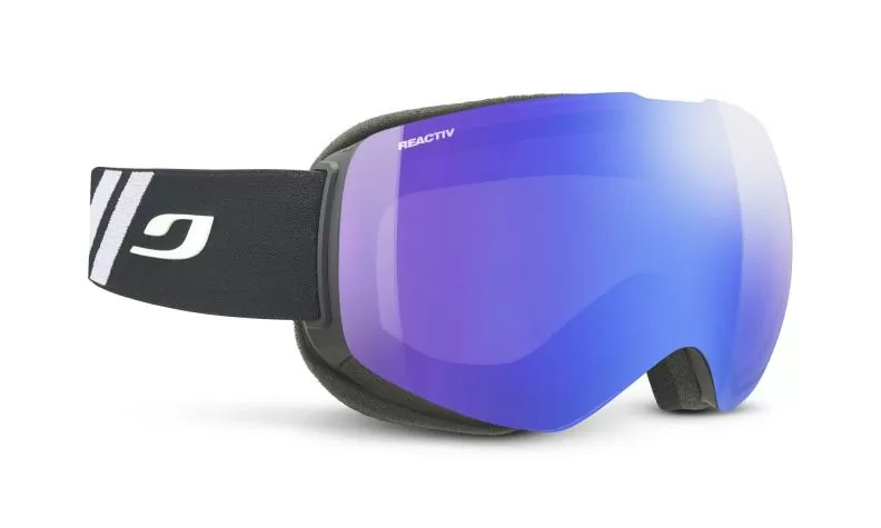Julbo Ski Goggles Shadow - black/white, reactiv 1-3 high contrast, flash blue