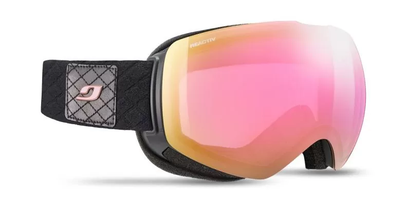 Julbo Ski Goggles Shadow - black/rosa, reactiv 1-3 high contrast, flash pink
