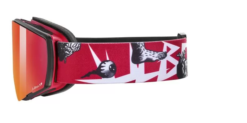 Julbo Ski Goggles Sharp - black-red, rot, flash red
