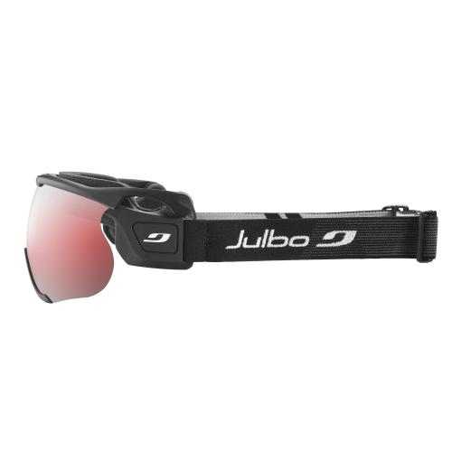 Preview: Julbo Ski Goggles Sniper Evo L - black, clair / rot / grau, interchangeable 