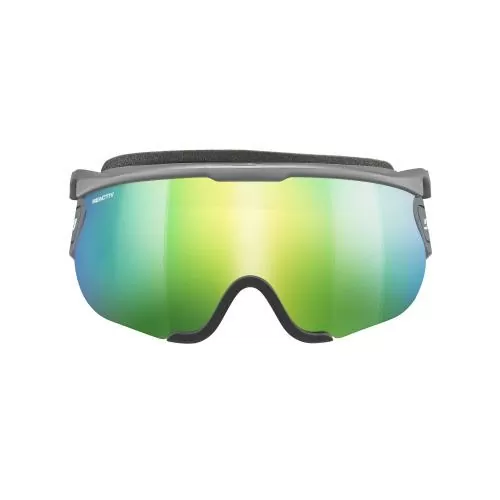 Julbo Ski Goggles Sniper Evo L - grey, reactiv 1-3 high contrast, flash green