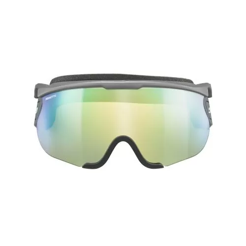 Julbo Ski Goggles Sniper Evo L - grey, reactiv 1-3 high contrast, flash green