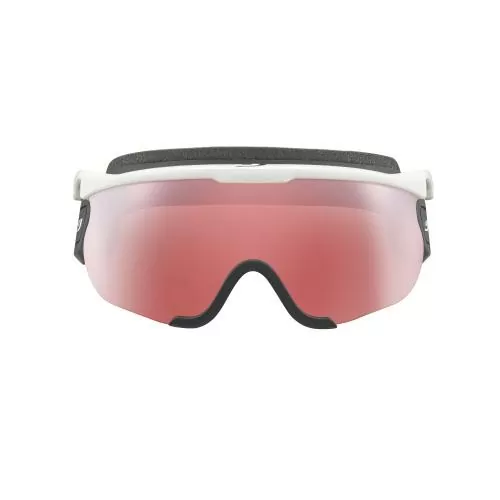 Julbo Ski Goggles Sniper Evo M - white, clair / rot / grau, interchangeable 