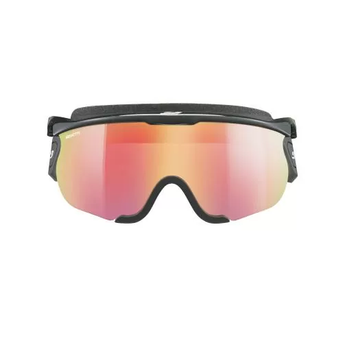 Julbo Ski Goggles Sniper Evo M - black, reactiv 1-3 high contrast, flash red