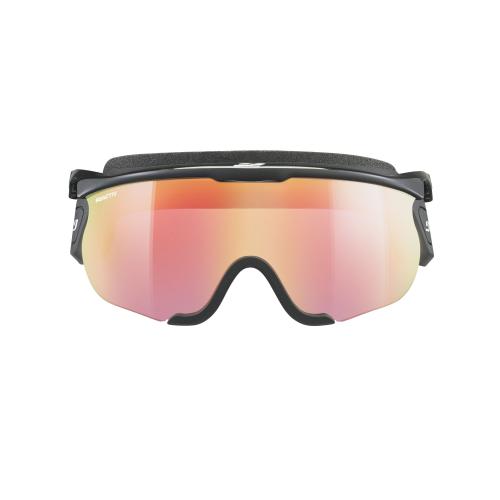 Preview: Julbo Ski Goggles Sniper Evo M - black, reactiv 1-3 high contrast, flash red