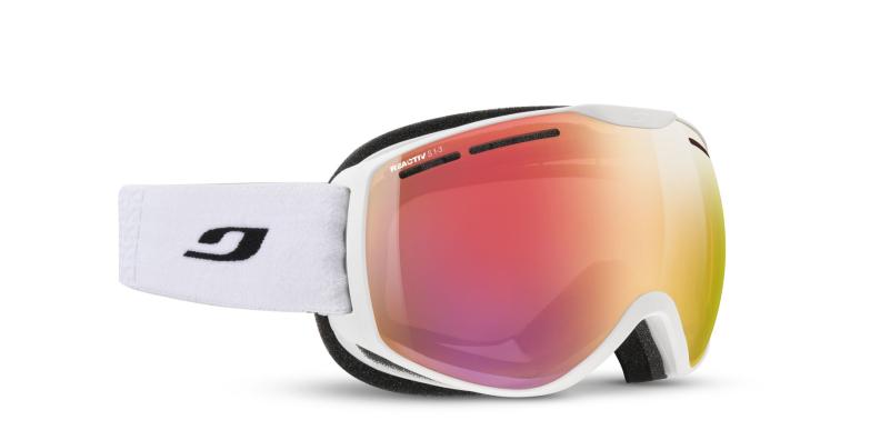 Preview: Julbo Skibrille Fusion - weiß, reactiv 1-3 high contrast, rot