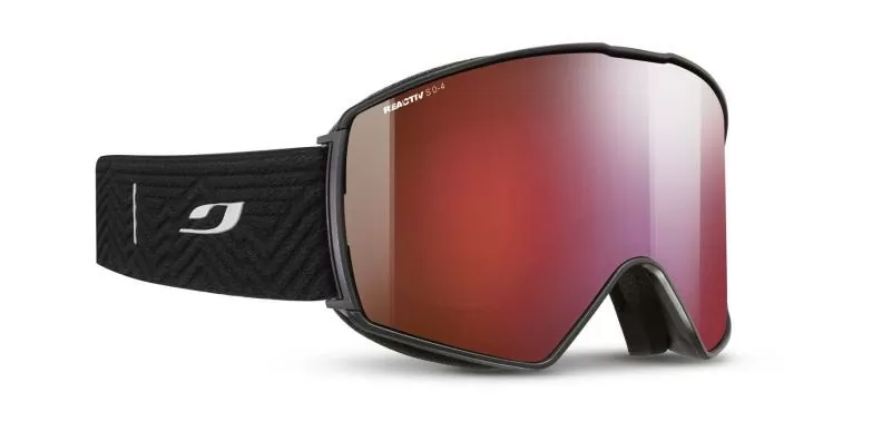 Julbo Skibrille Launcher - schwarz, reactiv 0-4 high contrast, hell