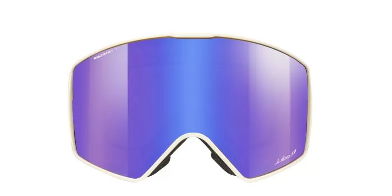 Julbo Skibrille Launcher - beige, reactiv 1-3 glare control, zinnoberrot