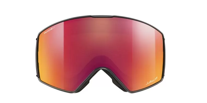 Julbo Skibrille Launcher - schwarz / rot, spectron 3 glare control, zinnoberrot