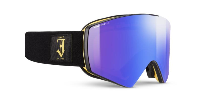 Preview: Julbo Ski Goggle Razor Edge - black/yellow, reactiv 1-3 glare control, red
