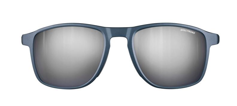 Preview: Julbo Sportbrille Compass - irisierendes dunkelblau / dunkelbraun, rauchgrau