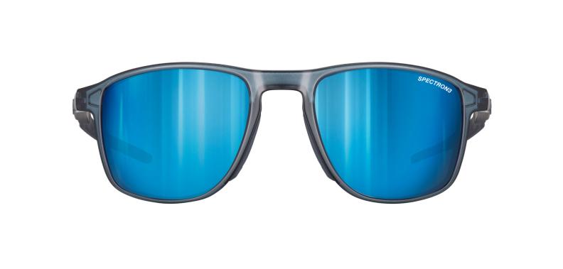 Preview: Julbo Sportbrille Compass - blau durchscheinend glänzend / schwarz, rauchgrau