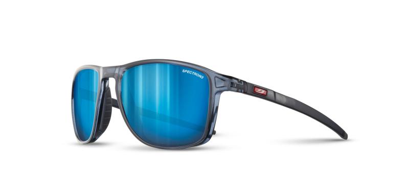 Preview: Julbo Sportbrille Compass - blau durchscheinend glänzend / schwarz, rauchgrau