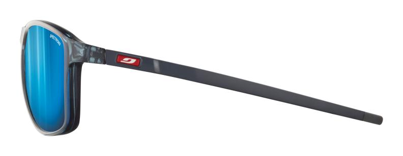 Preview: Julbo Sportbrille Compass - blau durchscheinend glänzend / schwarz, rauchgrau