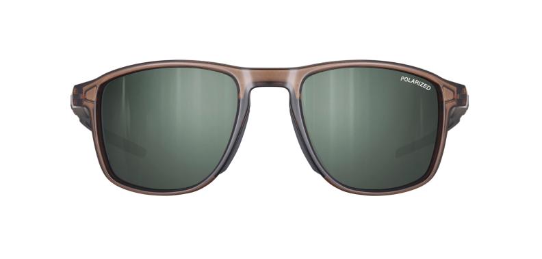 Preview: Julbo Sportbrille Compass - braun durchscheinend glänzend / dunkelgrün army, g15