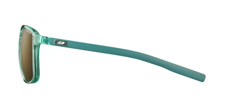 Julbo Sonnenbrille Creek - grün durchscheinend glänzend / grün, braun
