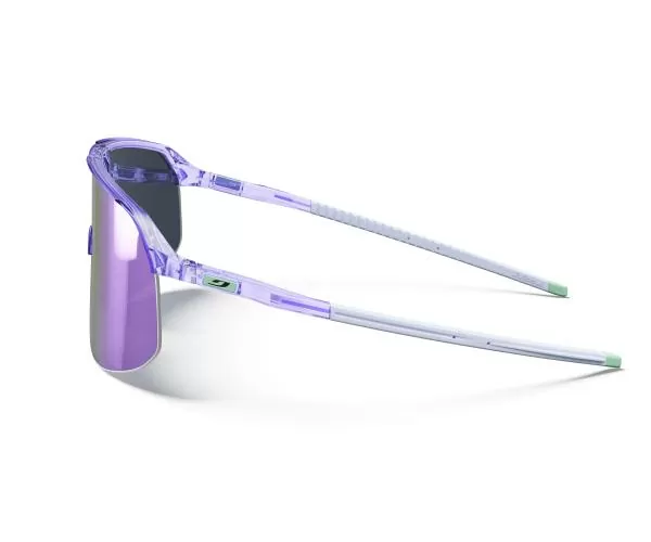 Julbo Sportbrille Density - hellviolett durchscheinend glänzend, rauchgrau