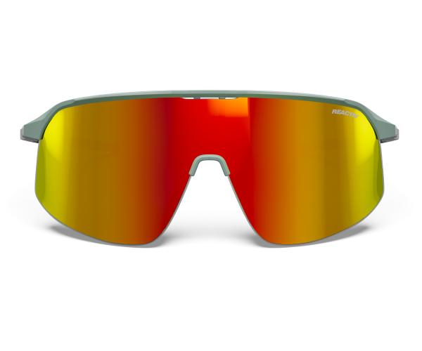 Preview: Julbo Sportbrille Density - olivgrün / grau, gelb