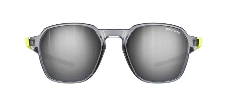 Julbo Sun Glasses Drive - grey translucent glossy / yellow / black, smoky grey