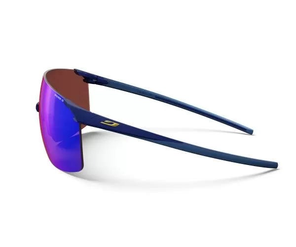 Julbo Sportbrille Faster L - dunkelblau / gold, zinnoberrot