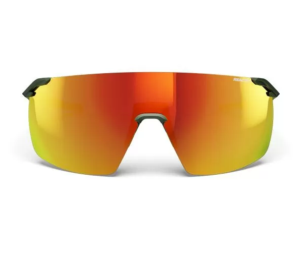 Julbo Sportbrille Faster L - grün army, gelb