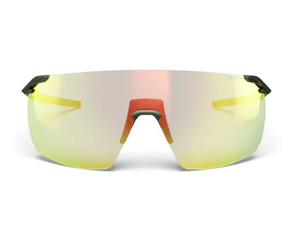 Julbo Sportbrille Faster L - grün army, gelb