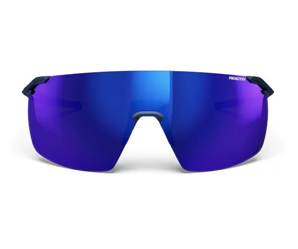 Julbo Sportbrille Faster L - dunkelblau / messing, rosa