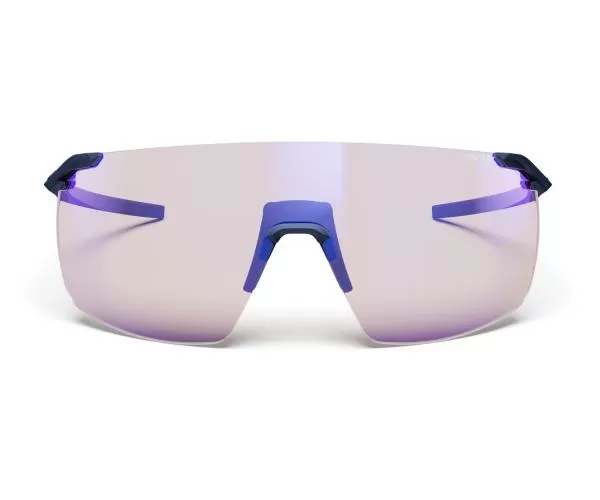 Julbo Sportbrille Faster L - dunkelblau / messing, rosa