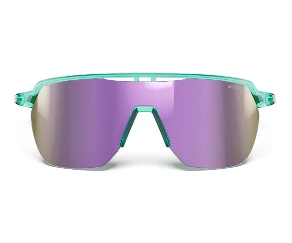 Julbo Sportbrille Frequency - hellgrün / rosa, braun