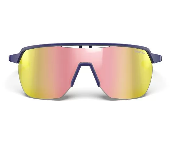 Julbo Sportbrille Frequency - dunkelviolett, gelb