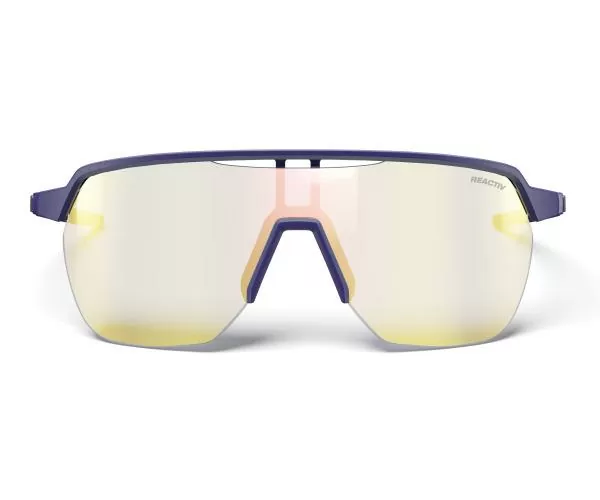 Julbo Sportbrille Frequency - dunkelviolett, gelb