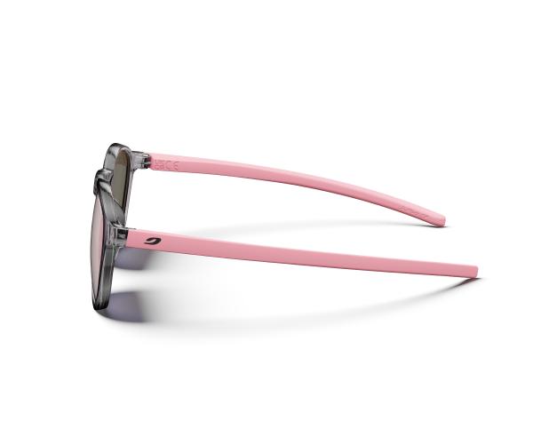 Preview: Julbo Kinder Sonnenbrille Joliet - grau durchscheinend glänzend / rosa matt, rauchgrau