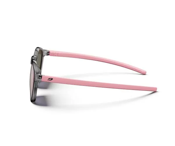 Julbo Kinder Sonnenbrille Joliet - grau durchscheinend glänzend / rosa matt, rauchgrau
