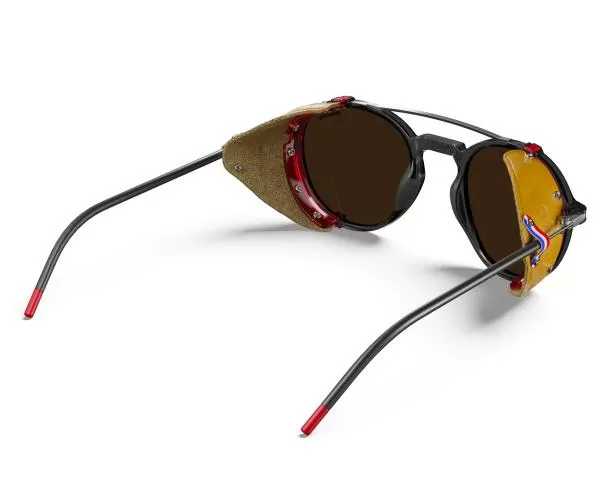 Julbo Sonnenbrille Legacy - schwarz durchscheinend / rot / braun, braun