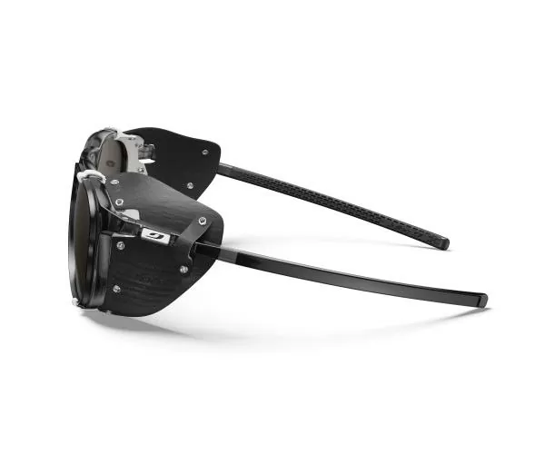Julbo Sun Glasses Millenium - black translucent glossy / black / white, brown