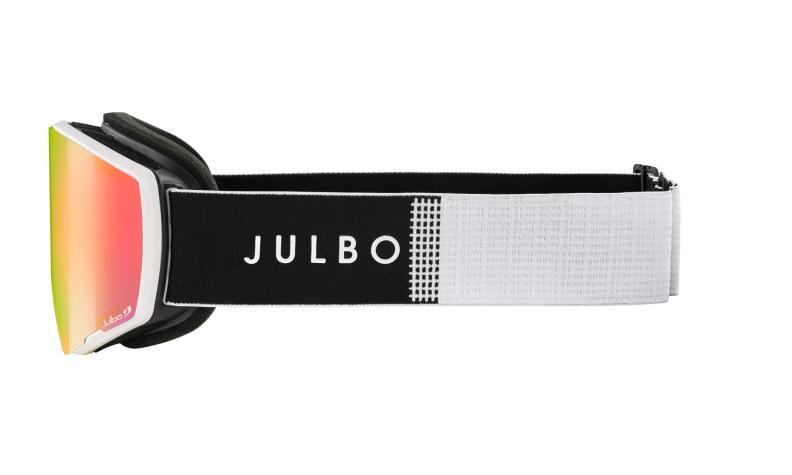 Preview: Julbo Skibrille Razor Edge - weiß / schwarz, zinnoberrot