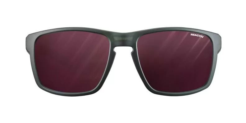 Julbo Sports Glasses Shield - black translucent / blue / white, transparent