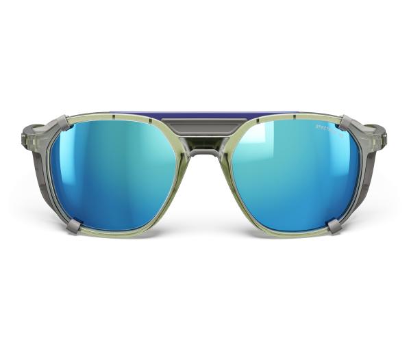Preview: Julbo Sportbrille Slack Cover - grün army durchscheinend glänzend / grau, braun