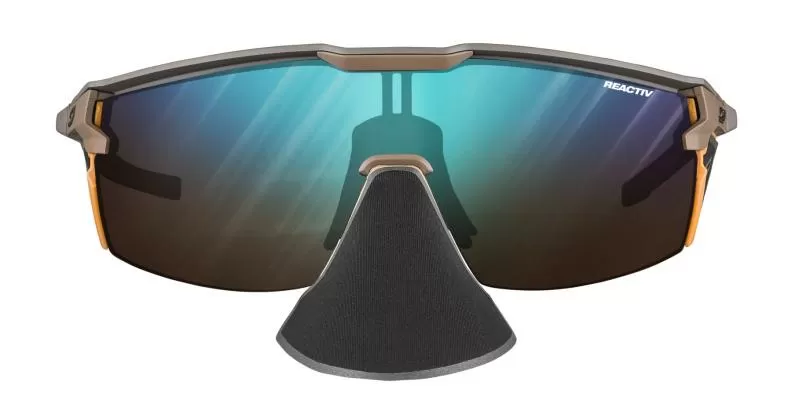 Julbo Sportbrille Ultimate Cover - kastanienbraun / orange, braun
