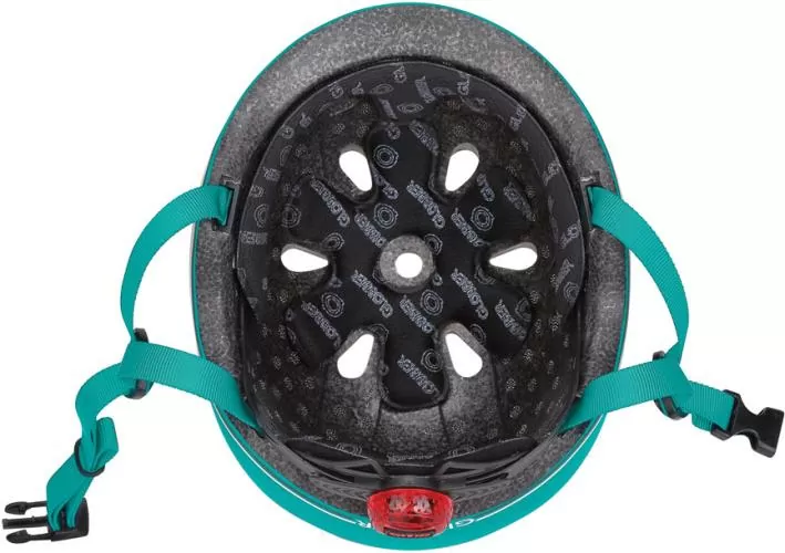 Globber Kinderhelm Go Up Lights - teal