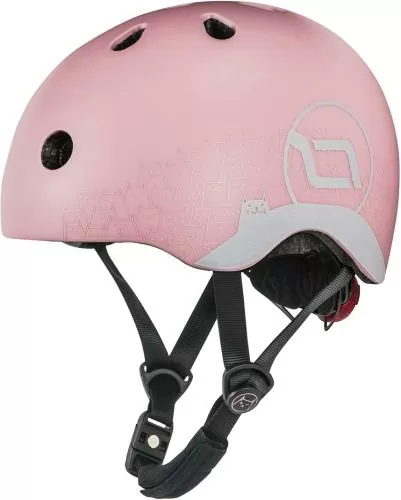 Scoot and Ride Kinderhelm reflective XXS-S - rose