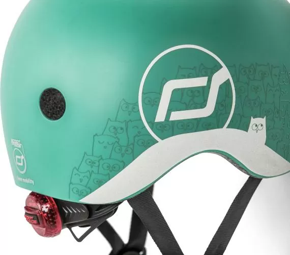 Scoot and Ride Kinderhelm reflective XXS-S - forest