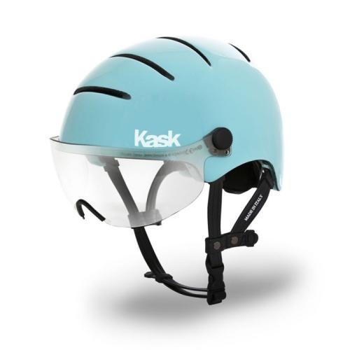 Kask Urban Lifestyle Velohelm für City/E-Bike mit Rauchglasvisier - Aqua