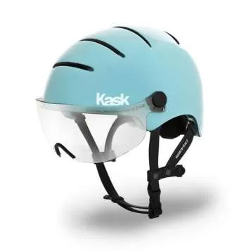 Kask Urban Lifestyle Velo Helmet for City/E-Bike with Smoked Glass Visor - Aqua