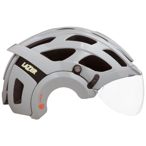 Preview: Lazer Velohelm mit Visier Anverz NTA Mips - Slate Grey