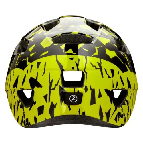 Lazer Velohelm Nutz - Black Flash Yellow